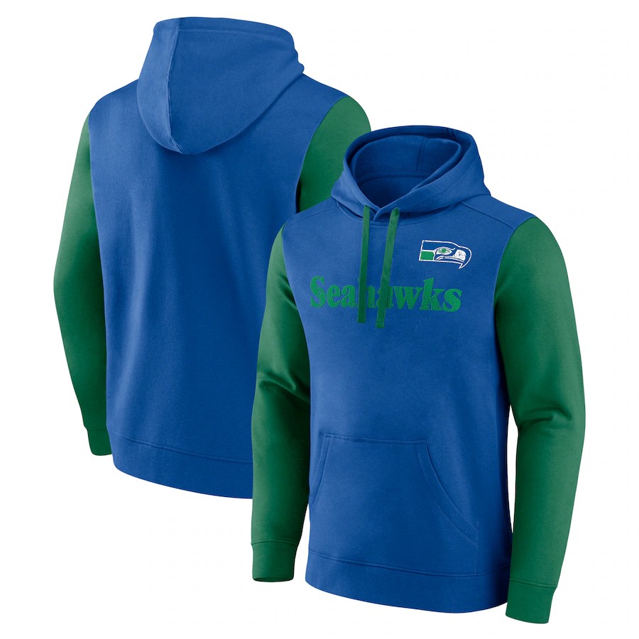 Men Seattle Seahawks blue style 232 NFL 2024 hoodie